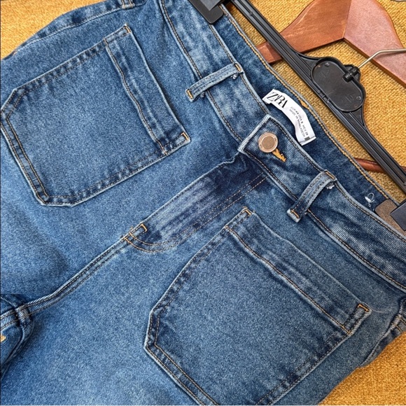 ZARA high rise mini flare jeans - Picture 7 of 8